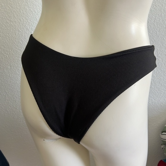 Zaful black Biko set swimsuit ribbed - Picture 8 of 12